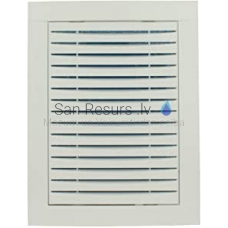 EUROPLAST HYBRID grille-hatch with plastic filter, 200x250mm HR2025