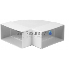 EUROPLAST plastic bend horizontal, 220x55mm, 90* KLH25-90