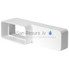EUROPLAST plastic flat duct connection, 220x55mm-110x55mm KS25-15