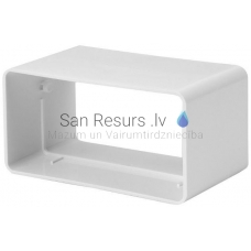 EUROPLAST plastic flat duct connection, 220x55mm KS25