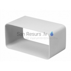 EUROPLAST round channel connection plastic, 110x55mm KSF