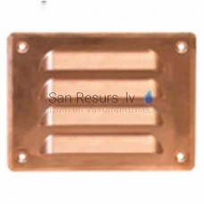 EUROPLAST metal ventilation grille, 140x105mm, copper MR14105Cu