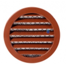 EUROPLAST aluminum alloy ventilation grille, Ø250mm, brown MRA250B