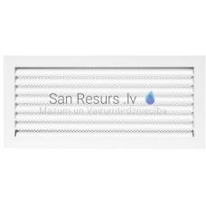 EUROPLAST metal ventilation grille INDUSTRIAL, 500x200mm, white MRF5020