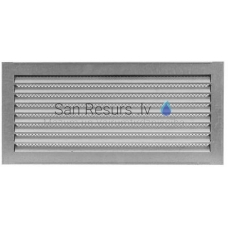 EUROPLAST metal ventilation grille INDUSTRIAL, 500x200mm, galvanized MRF5020Zn