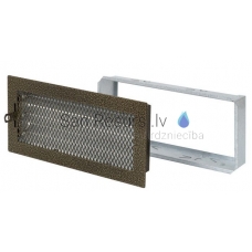 EUROPLAST fireplace grate, 300x150mm, adjustable, cooper MRK3015RA