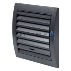 EUROPLAST ventilation grille plastic, 148x153mm, adjustable, anthracite N10RA