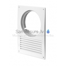 EUROPLAST grille-adapters plastic, 250x180mm, Ø100mm NA10