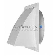 EUROPLAST ventilation grille plastic, 148x153mm, Ø100mm, outside ND10F
