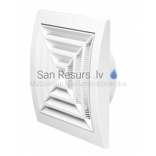 EUROPLAST ventilation grille plastic, 148x153mm, Ø100mm, ceiling ND10G