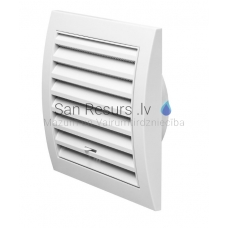 EUROPLAST ventilation grille plastic, 148x153mm, Ø100mm, adjustable ND10R