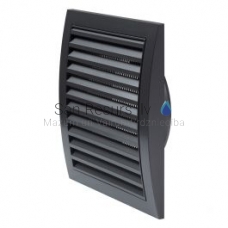 EUROPLAST ventilation grille plastic, 190x190mm, Ø125mm, anthracite ND12A