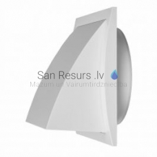 EUROPLAST ventilation grille plastic, 190x190mm, Ø125mm, outside ND12F