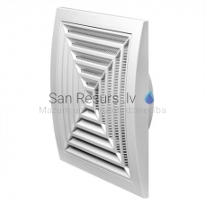 EUROPLAST ventilation grille plastic, 190x190mm, Ø125mm, ceiling ND12G