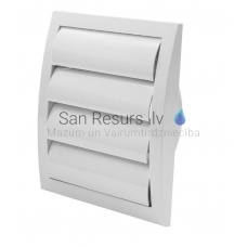 EUROPLAST ventilation grille plastic, 190x190mm, Ø150mm, with blinds ND15Z