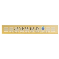EUROPLAST aluminum grille, 60x500mm, gold RA650G
