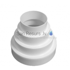 EUROPLAST transition plastic, Ø80-100-120-125-150mm VA80
