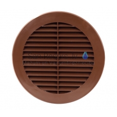 EUROPLAST ventilation grille plastic, Ø150mm, brown VR150B