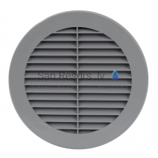 EUROPLAST ventilation grille plastic, Ø150mm, gray VR150P