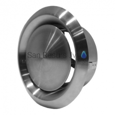EUROPLAST metal diffuser, unversāls, Ø100mm, inox