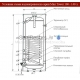 GALMET tank TOWER 100 liter h/e 0.6 m2 water heater 
