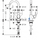 Hansgrohe kitchen faucet LOGIS 260