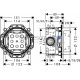 Hansgrohe built-in mechanism for faucets 3/4' iBox universal