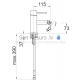 HERZ смеситель для биде  f50 FRESH 537