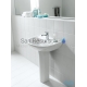 Washbasin Pro B, 550x440 mm, white