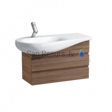 Тумба под умывальник Alessi One, 730x320 мм, h = 485 мм, 2А, каналетто, чаша слева