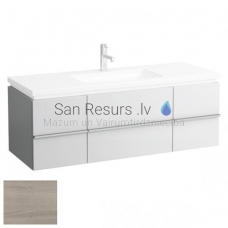 Шкаф для умывальника Case для Living Square, 1295x475 мм, h = 460 мм, 1A, 2D, дуб меловой
