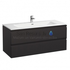 Cabinet with sink for bathroom Pro S, 1200x500 mm, h = 525 mm, 2A, graphite