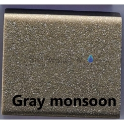 PLATINUM stone mass sinks GRAY MONSOON