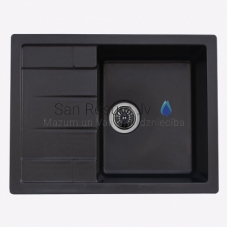 PLATINUM Granite sink LOTOS 6550 black