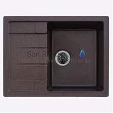 PLATINUM Granite sink LOTOS 6550 chocolate