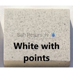 PLATINUM stone mass sinks  WHITE WITH POINT