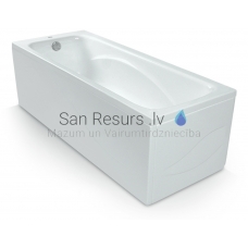 POOLSPA rectangular acrylic bathtub KLIO 120x70 with legs