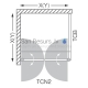 Roltechnik душевая стенка TOWER LINE TCB бриллиант + прозрачное стекло 202x100