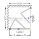 Roltechnik душевые двери TOWER LINE TZOL1 / TZOP1 бриллиант + прозрачное стекло 201x100