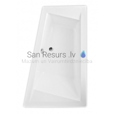 Roltechnik acrylic bathtub KUBIC ASYMETRIC 1600x1030 L/R