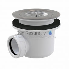 Shower tray siphon Roltechnik (stainless steel grille) 90