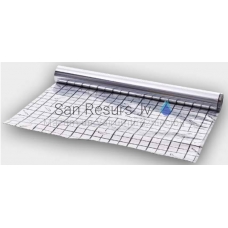 Tweetop metallized foil, width 105 cm