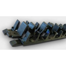 Tweetop mounting rail for floor heating with a notch every 10cm (16-20mm) 1m long