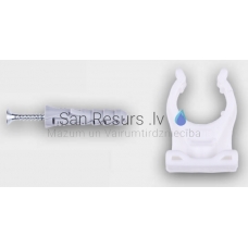 Tweetop single clip with dowel and screw 16