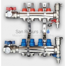 Tweetop manifold for floor heating with flow meters 1' ( 2 circuit)